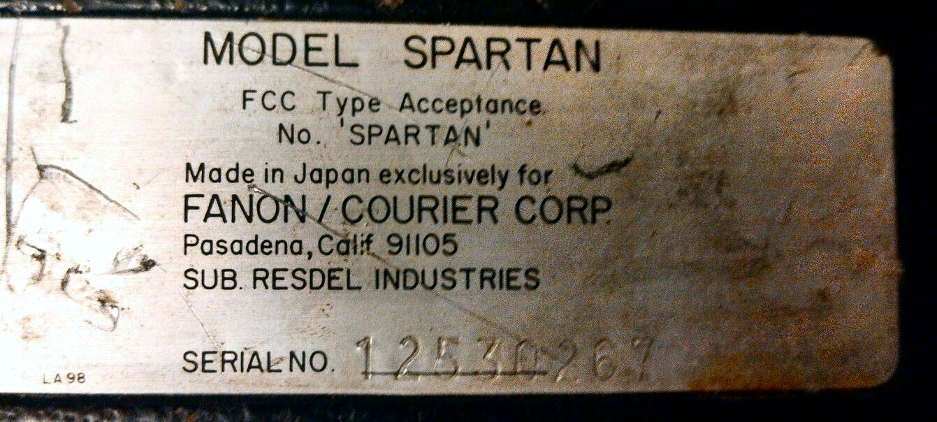 Fanon Courier Sparton SSB